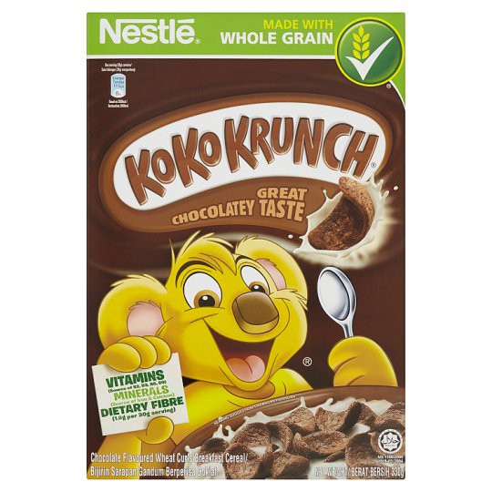 Koko Krunch Chocolate Flavoured Wheat Curls Breakfast Cereal